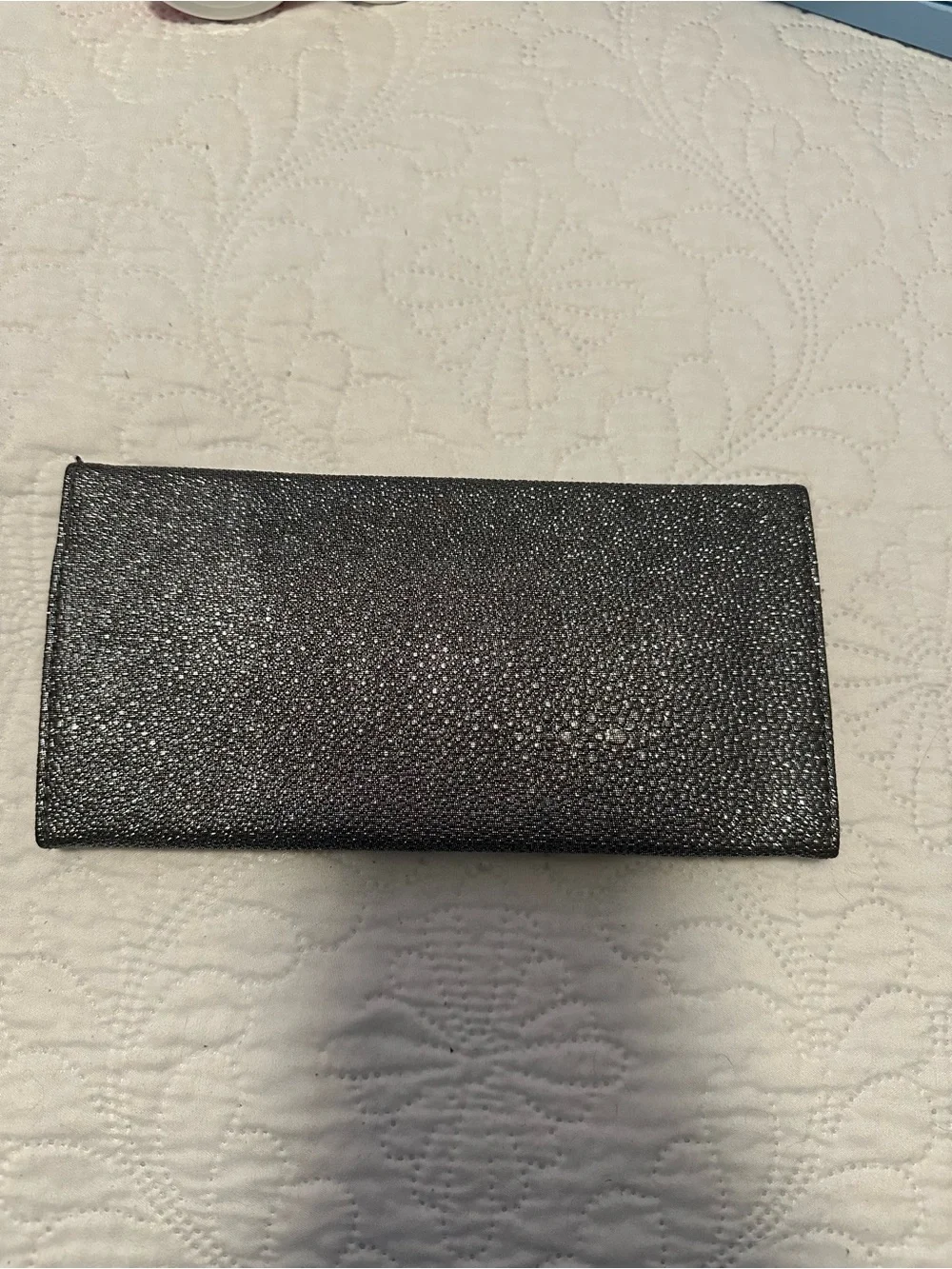 Sephora Black Glitter Foldover Brush Case